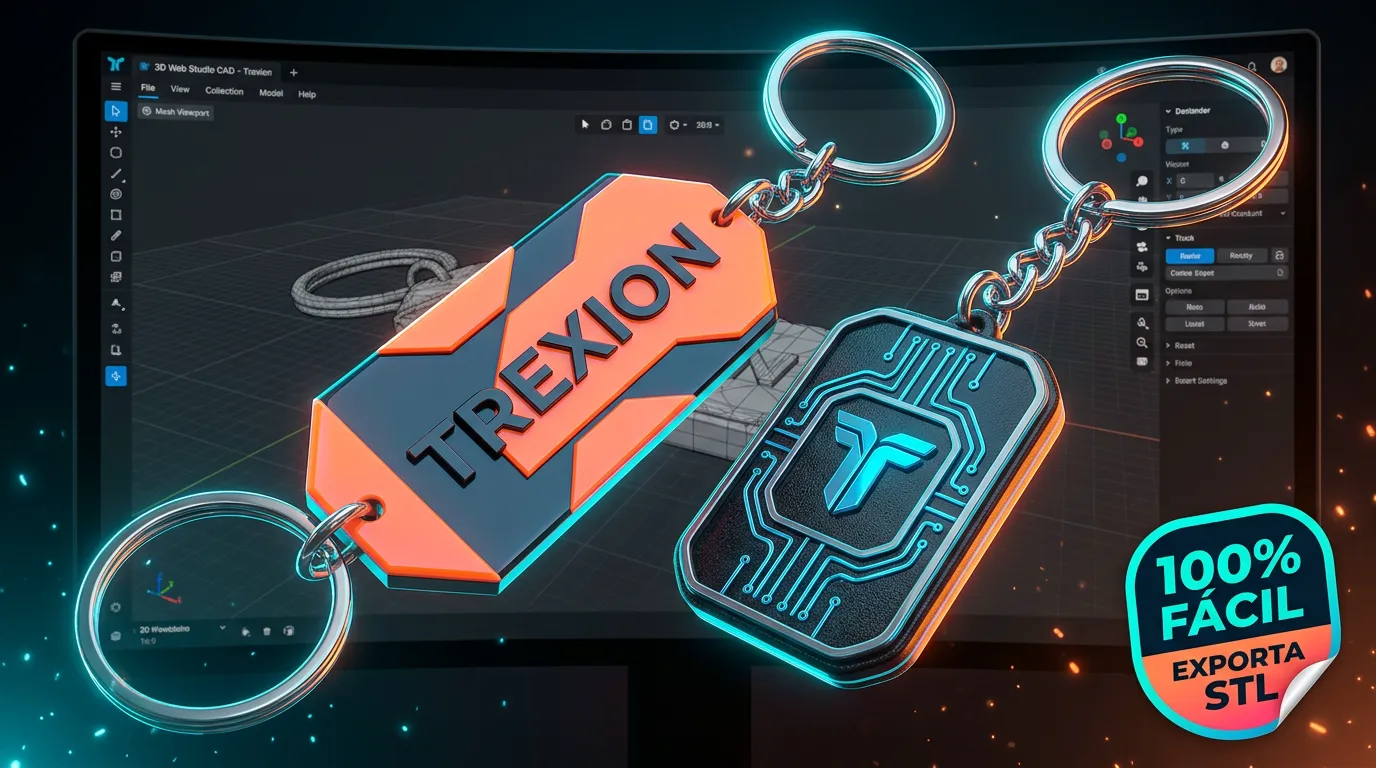 Chaveiros personalizados com texto em relevo e tag NFC